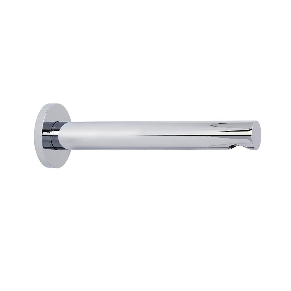 Milano Chrome Otto - Modern Wall Mounted Bath Or Bathroom Basin Spout - Size 0.551155655