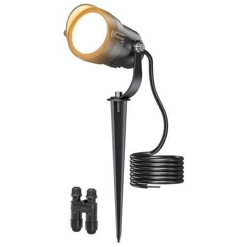 HIBOITEC 12W Gartenbeleuchtung mit Erdspieß, Warmweiß 2700K Gartenstrahler Außenbeleuchtung Garten mit Kabelverbinder, IP65 Wasserdichte 1300LM Garten Beleuchtungen LED für Rasen Terrasse HIBOITEC 12W Gartenbeleuchtung mit Erdspieß, Warmweiß 2700K Gartenstrahler Außenbeleuchtung Garten mit Kabelverbinder, IP65 Wasserdichte 1300LM Garten Beleuchtungen LED für Rasen Terrasse