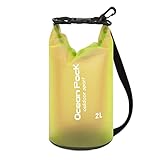 【Larga vida útil】 La tela de PVC de alta calidad le da a la bolsa impermeable una sensación suave, resistencia al desgaste, resistencia a la corrosión, resistencia a altas temperaturas y otras características excelentes. Use piezas móviles de hebilla de alta calidad, más prácticas y duraderas.