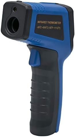 TS600 Digital Infrared Laser Thermometer Temperature Gun -58ยฐF to 1112ยฐF (-50ยฐC to 600ยฐC) Non-Contact with Adjustable Emissivity