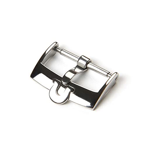 Accesorio de cierre tipo hebilla para reloj de pulsera hecho de acero plata y oro