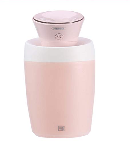Remax Cool Mist Humidifier Auto Shut-off, Mini Humidifier Whisper-quiet, Ultrasonic Cool Air Humidifiers for Babies, USB Powered Humidifiers for Bedroom-pink