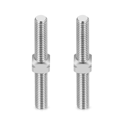 RCHUBAM RC Turnbuckles Camber Links 1Pair 14mm - 50mm 2PCS Steering Linkage Tie Rods (M3) for 1/10...