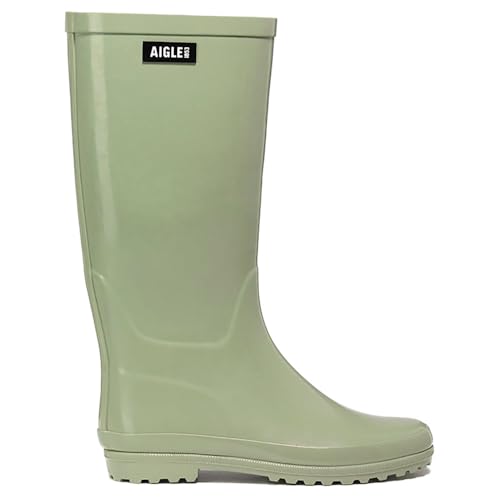 Aigle Eliosa Women's Rain Boot, Almond, 4 UK