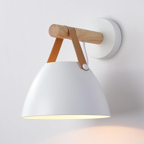 Lámparas de pared blancas de estilo rústico ideales para crear rincones de lectura acogedores