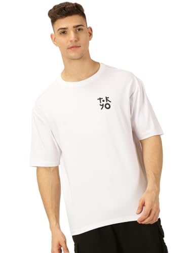 Image of Thomas Scott Men's | Graphic | Half Sleeve | Oversized Fit | Cotton Blend | Crew Collar | Casual Tshirt