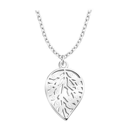 Collier feuille en argent 925 Sofia Milani à porter pour illuminer vos tenues