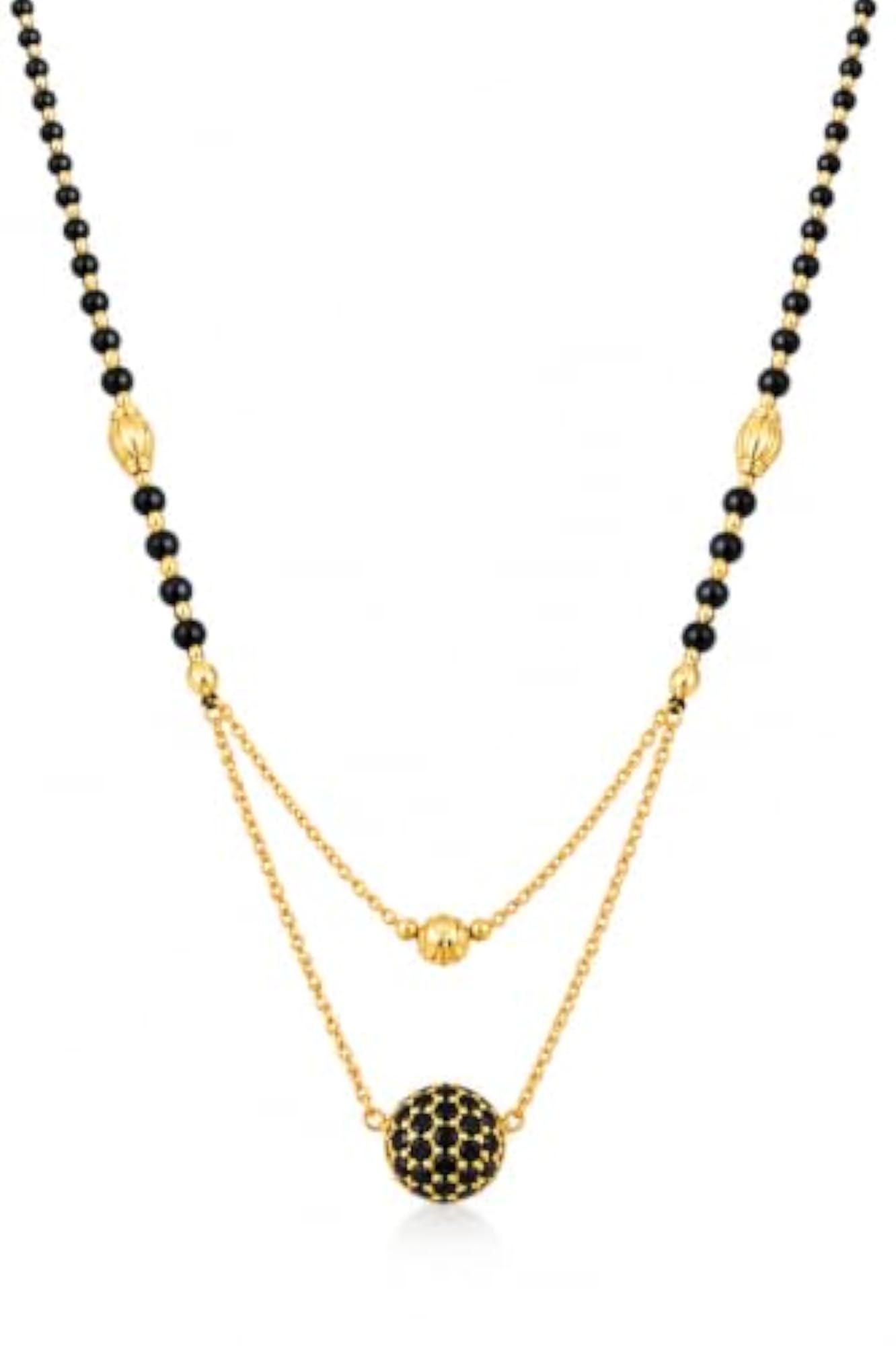 Women's Stylish Layered Mangalsutra Necklace