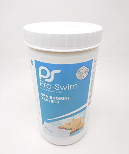 TEST ALL WATER - Bromine Tablets | Disinfects Pools & Spas | Less Odour than Chlorine | Effective Over 28°C | Use in Floating Dispensers | 1kg Pack, Multicoloured