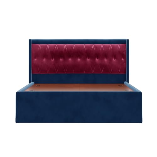 Image of Wakefit Asterion Queen Size Storage Upholstered Bed