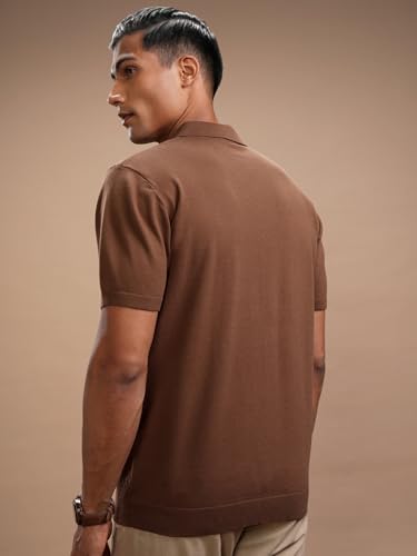 Image of Highlander Men's Polo Tshirt | Flat Knit | Regular Fit | Polo T-Shirt for Man