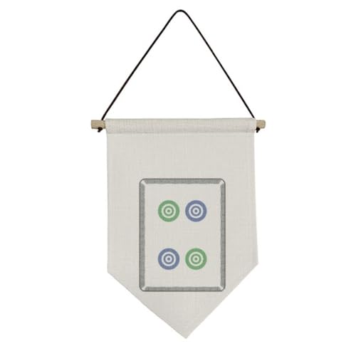 Mahjong Drapeau en toile pour relooker un mur vide facilement - 2