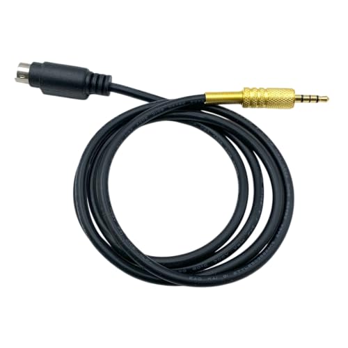 Cable de conexión tarjeta sonido radio Mini DIN 6 a 3.5mm PTT para Yaesu FT-817 FT-991
