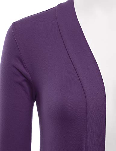 Image of LALABEE Women's Draped Open-Front Long Sleeve Light Weight Cardigan (S~3XL)