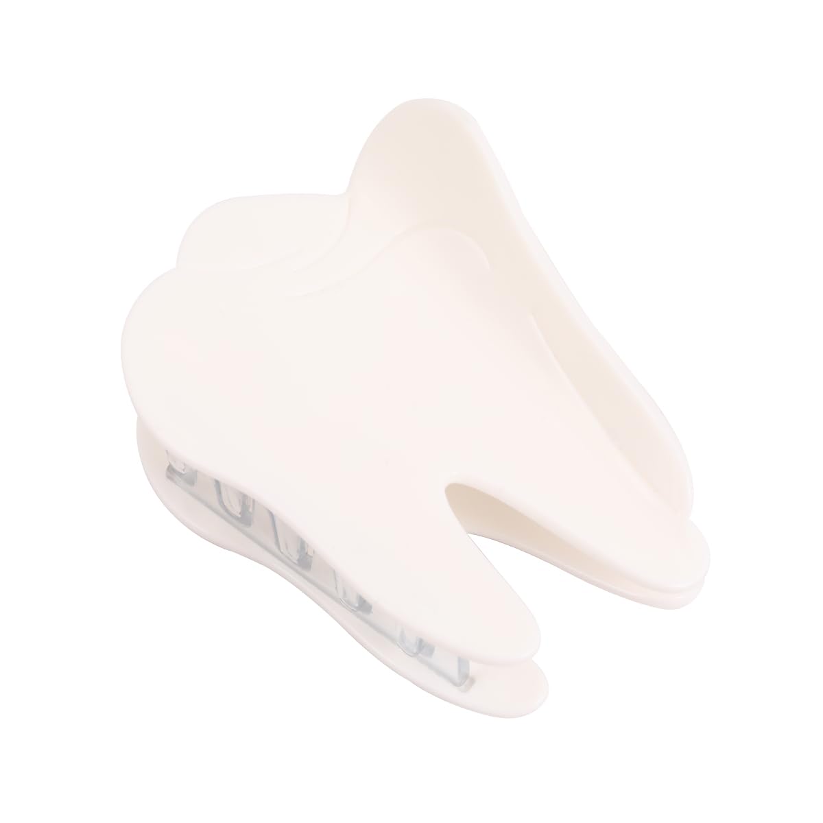 Pinza para el pelo de acetato de dientes blancos personalizable, pinza para el cabello creativa para médico oral, estomatología, regalo para mujeres y niñas