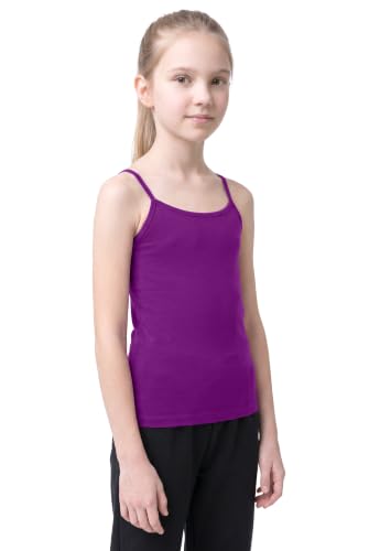 Image of Kurve Girl's Sleeveless Tank Top - Stretch Undershirts Cami Camisole, UV Protective Fabric, Rated UPF 50+ (Made in USA)