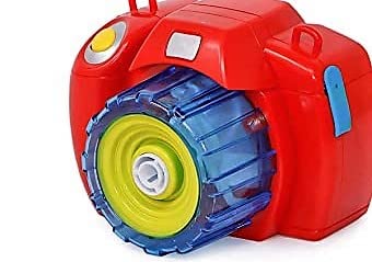 Bubble Camera Toy, Bubble Toy for Kids - Innovative Design Bubble Machine with Bubble Solution (100 ml) Outdoor and Indoor Toys for Kids