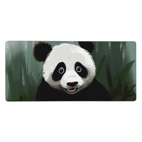 Tapis de bureau antidérapant Panda2 pour clavier contre les glissements