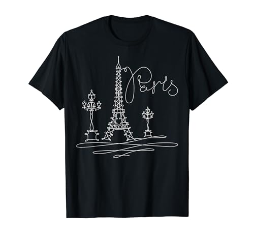 Francia Europa Paris Tour Eiffel French Vacation Souvenir Tee Camiseta