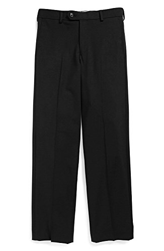 Tallia Boy's Wool Blend Flat Front Dress Pant - Slim - Regular & Husky Sizes