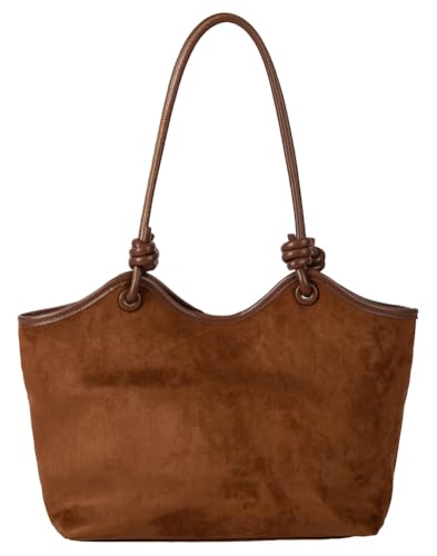 Bolso Hobo de gamuza para mujer miniatura 1