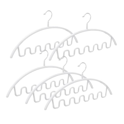 Ciieeo 5pcs Closet Hanger Versatile Scarf Tie and Belt Storage and Smooth for Home Hotel and Dorm Organization