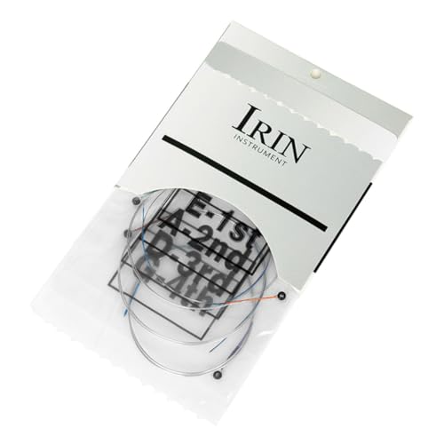 Abaodam 4pcs Strings String Violin Strings Set Classic Replacement Strings for All Violin Models Standard Tension Easy to Install for Beginners and Performers