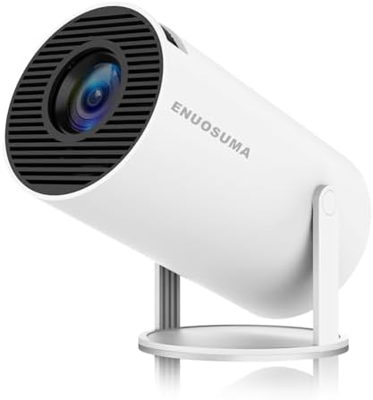Mini Projector with Wifi and Bluetooth Proyector Portátil 4k with Android 11 180 °Adjustable, Keystone Correction,Phone Projector is Suitable for Smart Projector used on wall, room, bedroom, outdoor