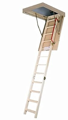 Fakro LWP 22/54 Wooden Insulated Attic Ladder Maximum Capacity: 300 Lbs