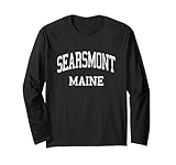 Searsmont Maine ME Vintage Athletic Sports Design Long Sleeve T-Shirt