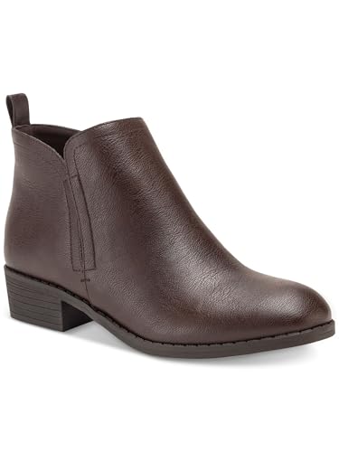 Sun + Stone Womens Cadee Casual Ankle Booties Brown 5 Medium (B,M)