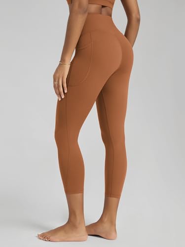Image of ODODOS Buttery Soft Lounge Yoga Leggings with Pockets for Women 23 inch / 25 inch /28 inch High Waist Yoga Pants
