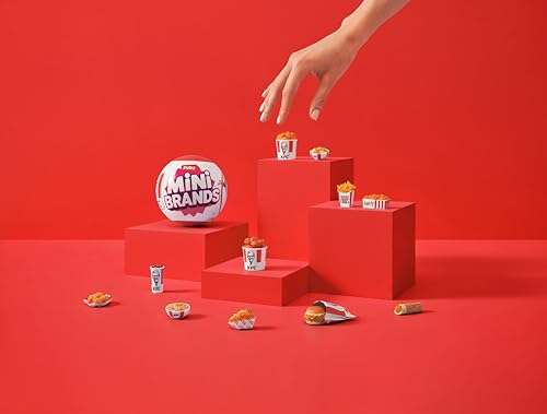 Image of Mini Brands KFC Series 1 Mystery Capsule by ZURU Real Miniature KFC Brand Collectible Toy, Capsules of 5 Mystery Miniature KFC for Girls, Teens, Adults and Collectors