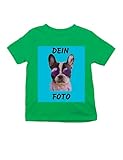 Individuell gestalten: Dieses Kinder T-Shirt bietet Ihnen die Möglichkeit die Vorderseite mit Ihrem Wunschfoto zu bedrucken. Laden Sie einfach Ihr eigenens Foto hoch!
