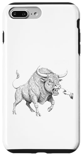 Boop the Angry Bull�f�U�C���������D�ƂƊy���݂̂��߂� �X�}�z�P�[�X iPhone 7 Plus/8 Plus �p