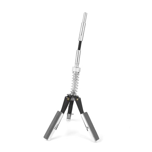 JNXIJ Engine Cylinder Hone Tool, 1-1/4" to 3-1/2" Brake Piston Hone Deglazer with 2" 220 Grit Stones, Universal Adjustable 3 Claws Car Cylinder Honing Tool for Grinding Holes