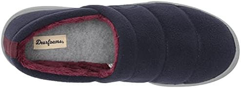 Dearfoams Men's Ace Sport Lounge Closed Back Slipper, Navy, Small | Image 4