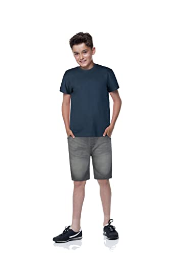 Image of Gini & Jony Boys Yellow Solid Cotton Elasticated Bermuda