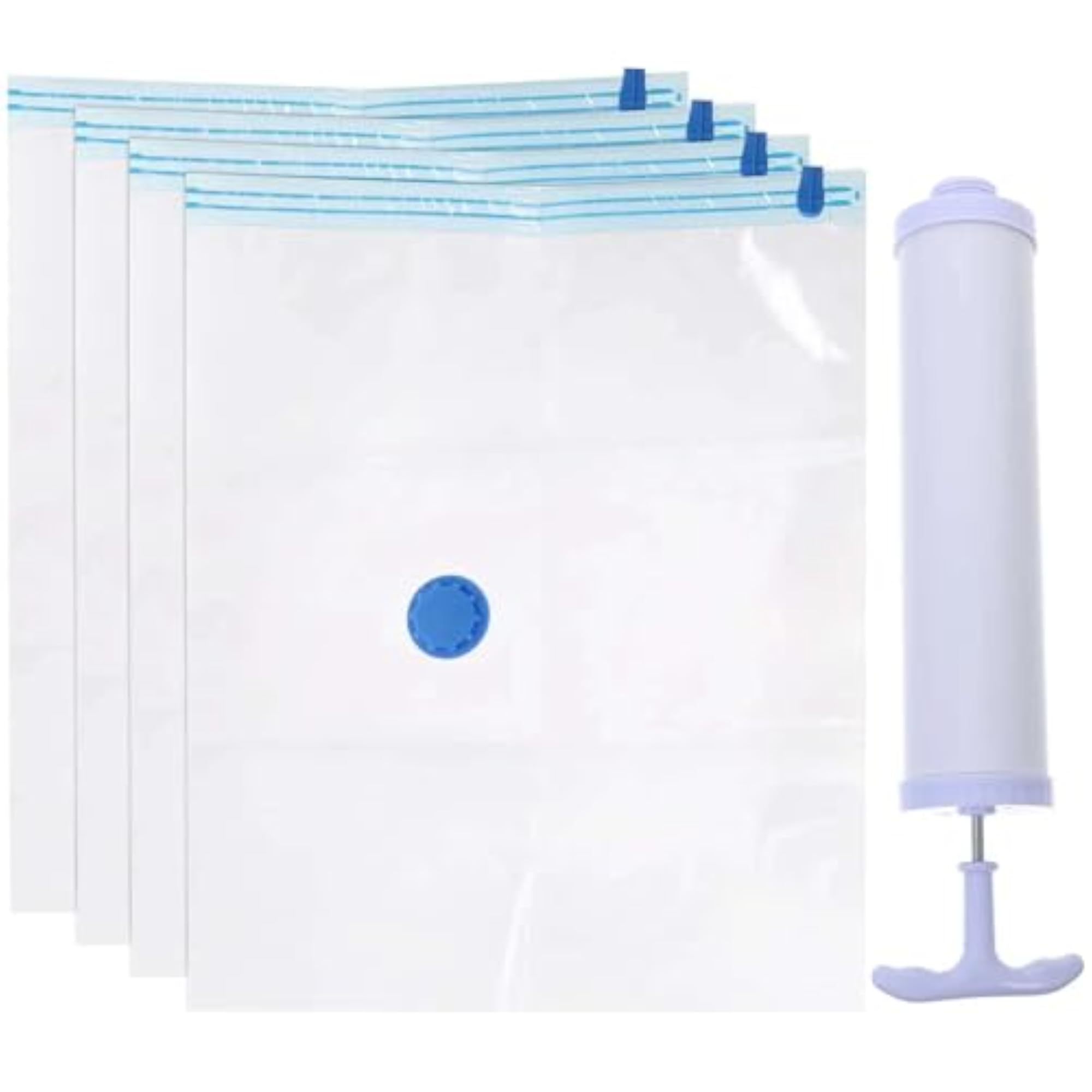 5-Pack Space-Saving Vacuum Storage Bags for Clothes