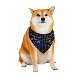 Mathematica Hundehalstücher mit wissenschaftlichem Muster, bequeme Dreieck-Lätzchen aus...