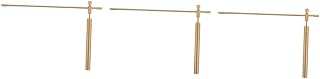 Mobestech Copper Witching Rods Outdoor Gift 3 Sets Ruler Outdoor Tools Outdoor Piping Set Divining Rods Dousing Rods Dowsing Divining Measuring Outdoors Gifts Copper Ghost Rods