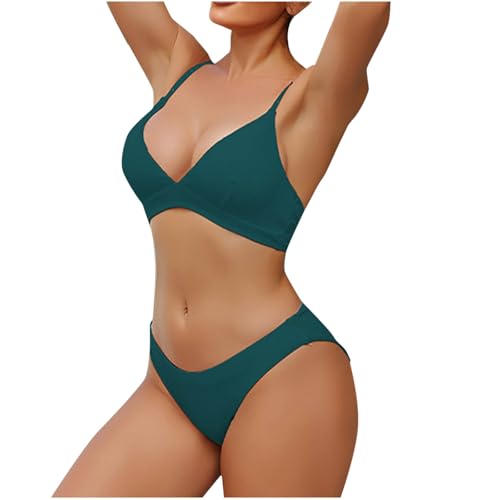 Damen Bikini Set, Sexy Push-up-Bikinioberteil und Bikinihose...