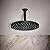 KOHLER 76465-G-BL Awaken 10 Inch Single-Function Rain Shower Head, 10" Fixed Round Rainfall Showerhead, 1.75 GPM, Matte Black