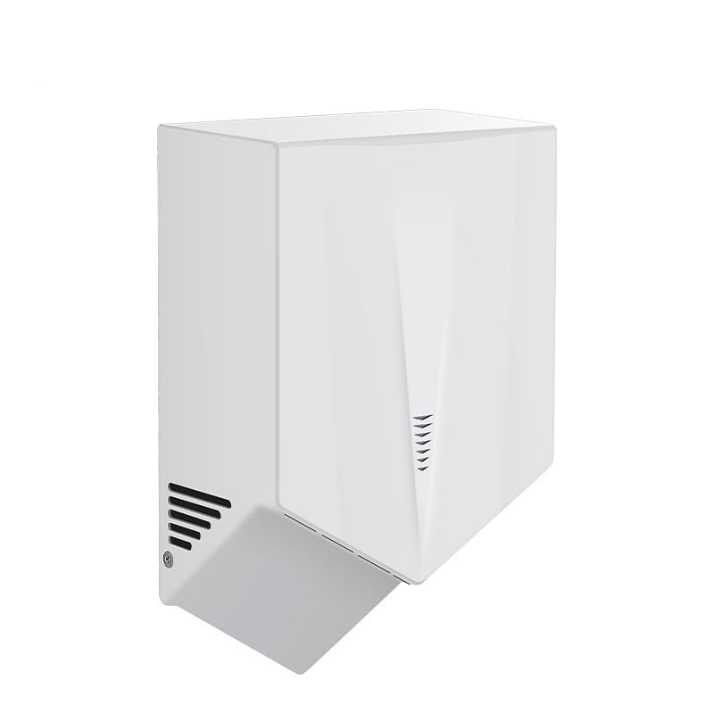Sèche-Mains, Sèche-Mains électrique en Plastique ABS Blanc à Montage Mural, sèche-Mains Automatique,Ultra économe en énergie(H8-W)
