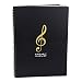 Raccoglitore Porta Spartiti Musicali, Cartelle Portaspartiti per Fogli in Formato A4, clef Scrivibile Borsa porta Documenti Musicale Per Suonatori di Strumenti