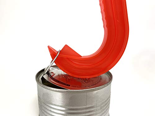 2 Easy Safe Ring Pull Can Opener Protects Nails Arthritis Hands Helper By Alazco Red & Blue #TOP3