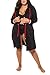 Produktbild Ulla Popken Damen, Colorblocking Bademantel, Schwarz (Schwarz 10), (Herstellergröße: 46+)