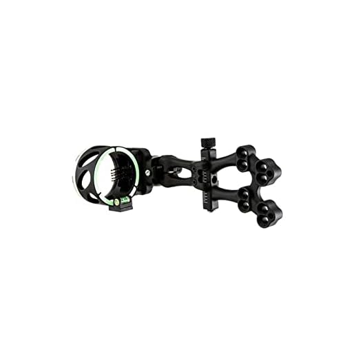 TRUGLO Veros 5-Pin Archery Bow Sight for Compound Bows with Ultra-Bright PRO-Brite Pin Technology, Black