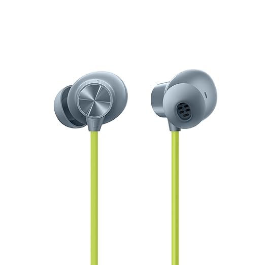 Image of Bluetooth Wireless in Ear Earphones Compatiblewith OnePlu Bullets Z2 Mic, Bombastic Bass - 12.4 Mm Drivers, 10 Mins Charge - 20 Hrs Music, 30Hrs Battery Life (Jazz Green)