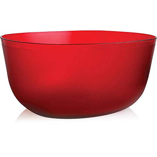 SALADEIRA ELIPSE CRISTAL 3,5L VERMELHA OU